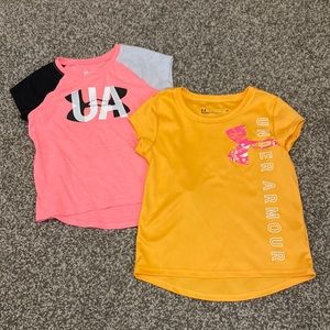 Toddler Under armour shirts